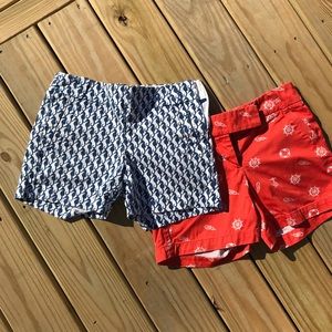 Summer! 2 pairs J Cree shorts, sz 0, EUC